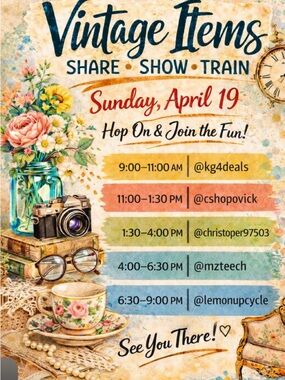 MzTeech Vintage Items Share Show Train